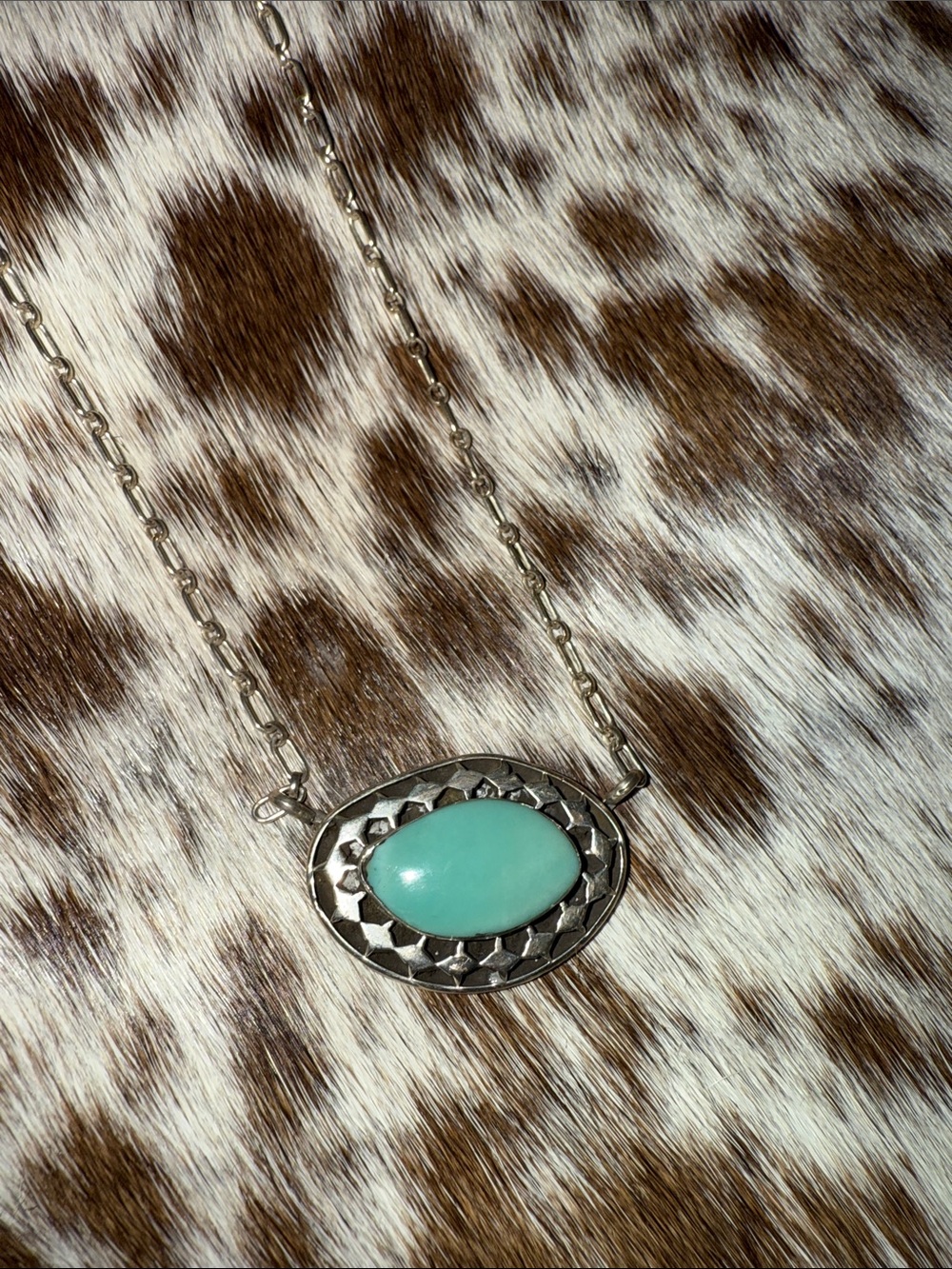 Sterling silver & turquoise necklace